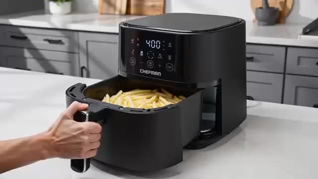 Air fryer video example