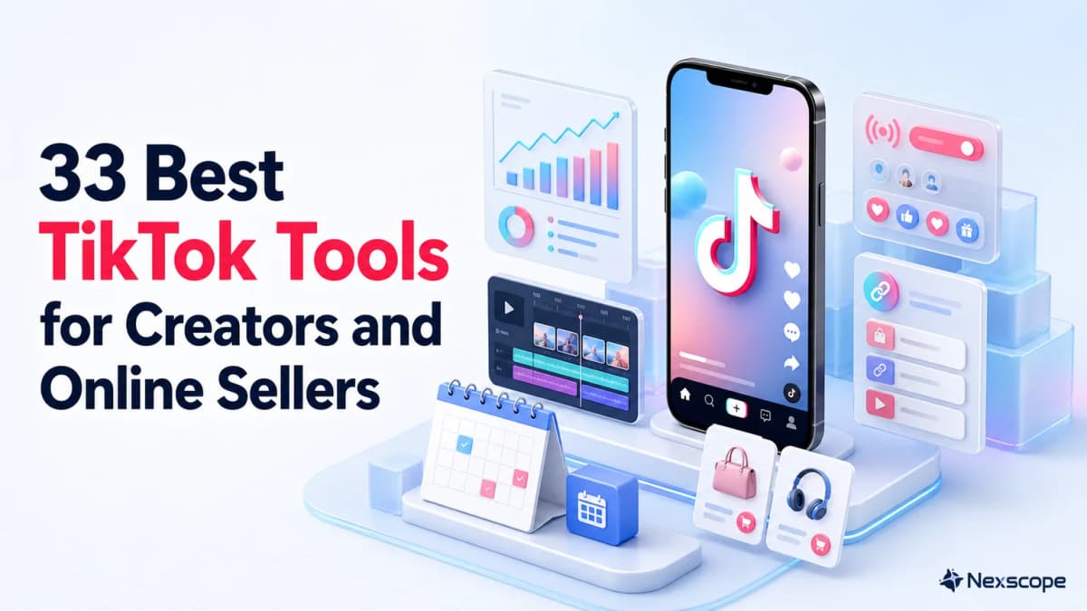 33 Best TikTok Tools for Creators and Online Sellers in 2026