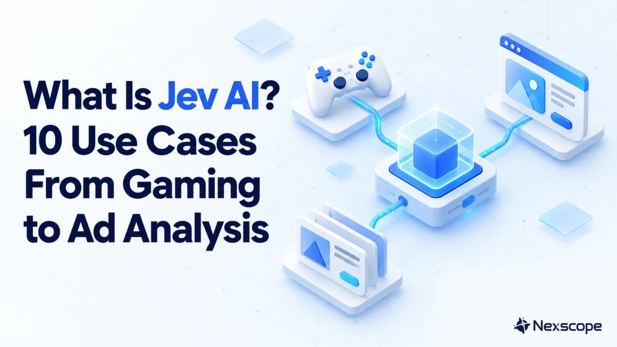 What Is Jev AI? 10 Use Cases From Gaming to Ad Analysis
