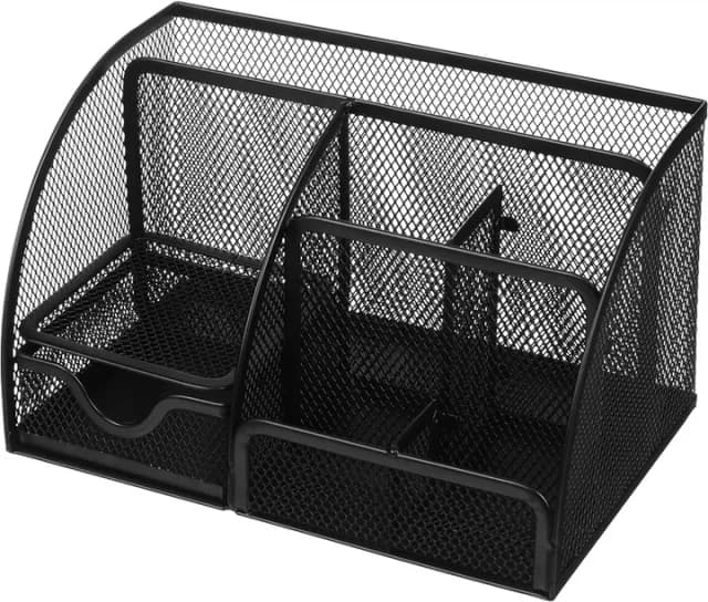 Mesh desk organizer