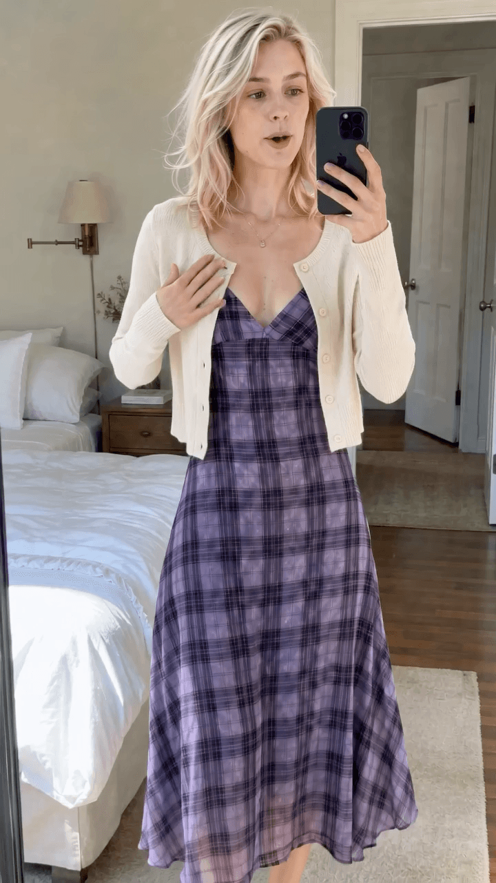 A creator-style fashion product showcase