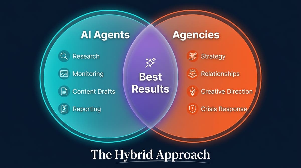 Hybrid Approach: AI + Agency