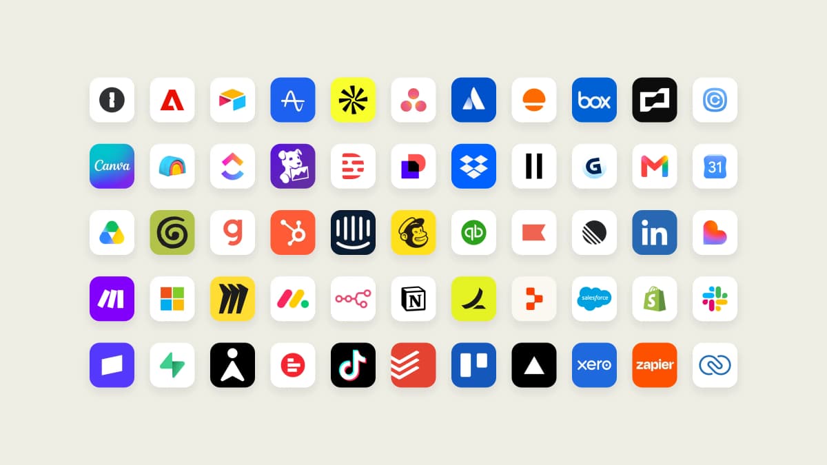 Application logos shown in Anthropic's Claude Duet announcement