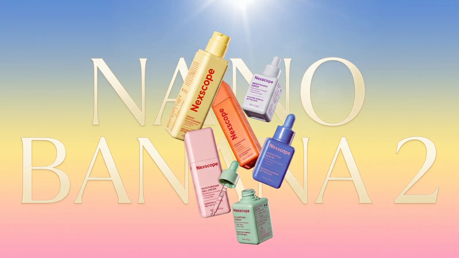 Ecommerce product campaign created with the Nano Banana 2 API