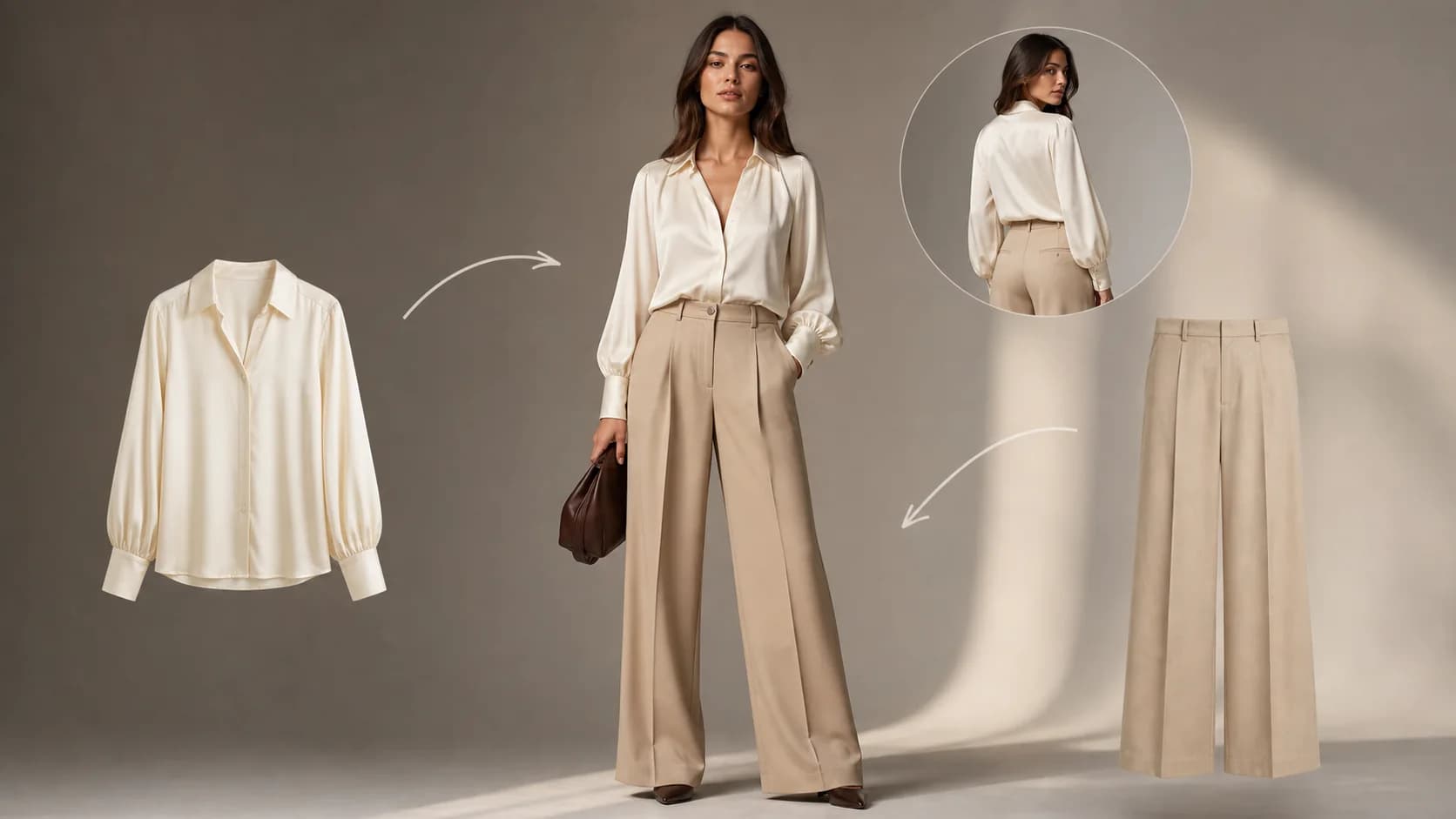 Apparel product shown on a model with the Virtual Try-On API