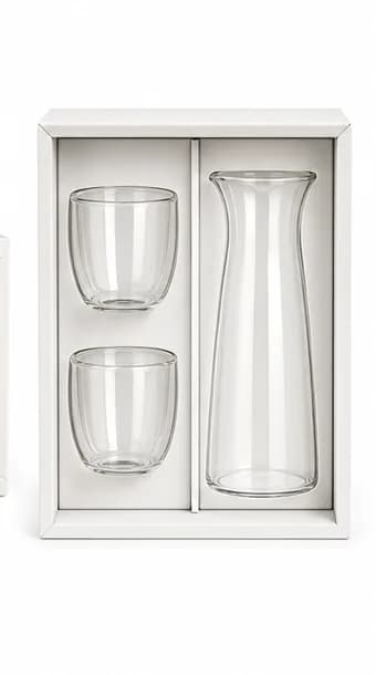 Competitor Espresso Glass Set product image used in a GEO for ecommerce AI visibility recommendation preview