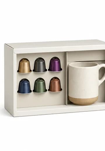 Competitor Coffee Capsule Gift Set product image used in a GEO for ecommerce AI visibility recommendation preview