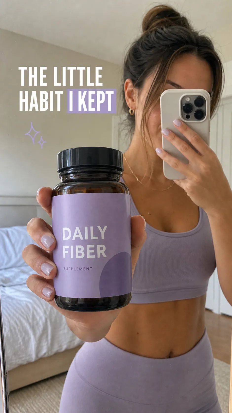 Daily Fiber mirror routine vertical video
